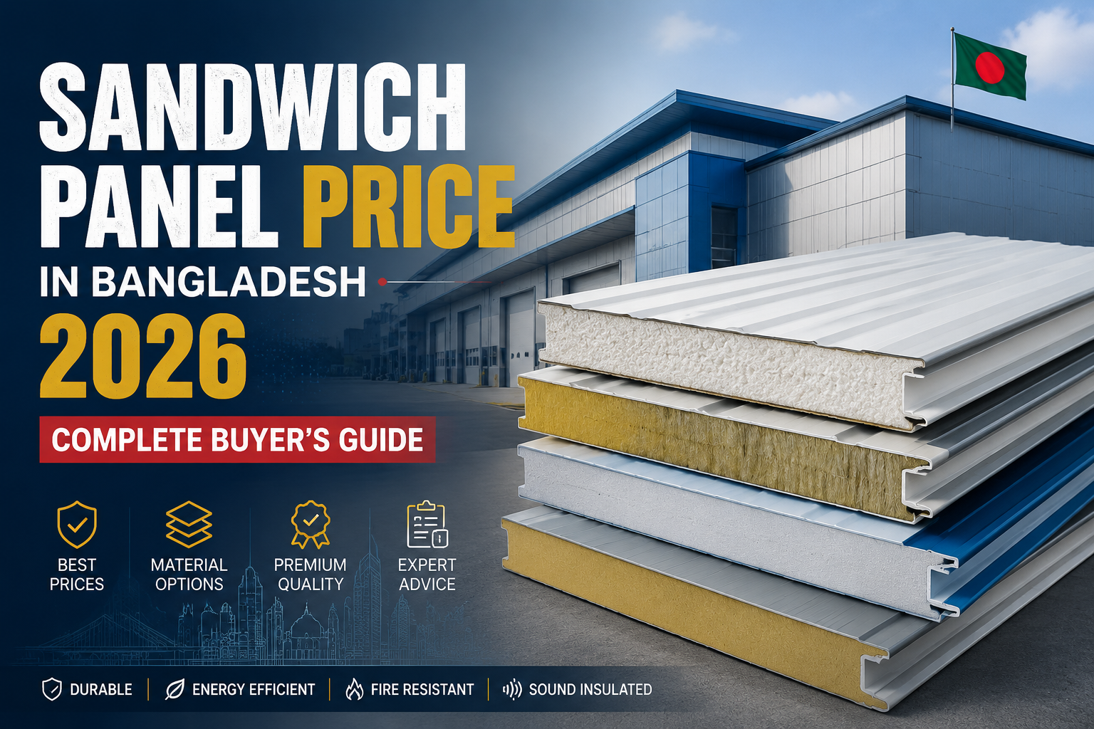 Sandwich Panel Price in Bangladesh 2026: Complete Buyer's Guide