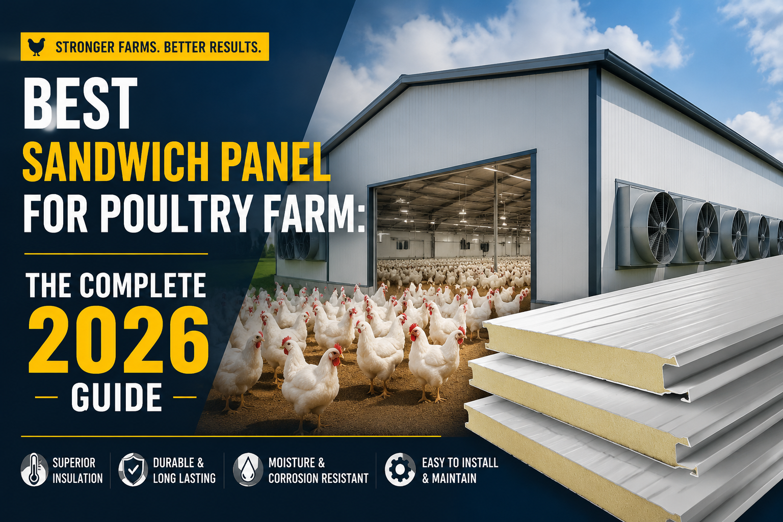 Best Sandwich Panel for Poultry Farm: The Complete 2026 Guide