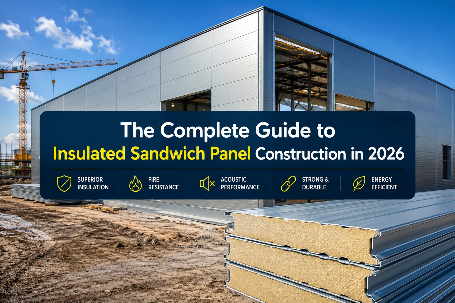 The Complete Guide to Insulated Sandwich Panel Construction in 2026