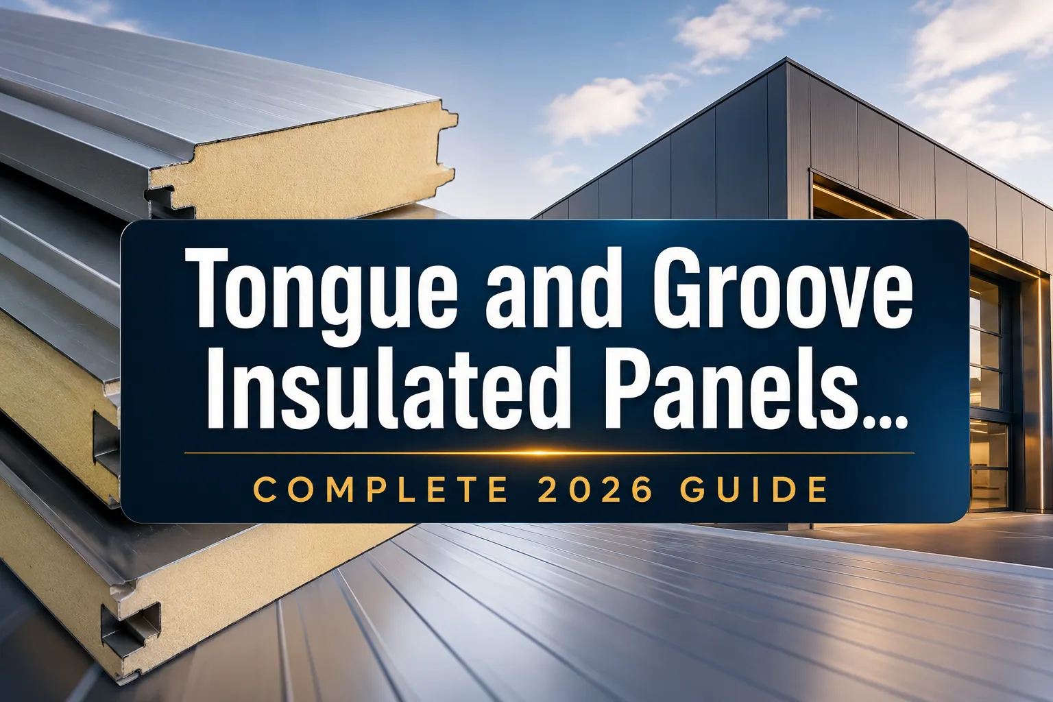 Tongue and Groove Insulated Panels: Complete 2026 Guide