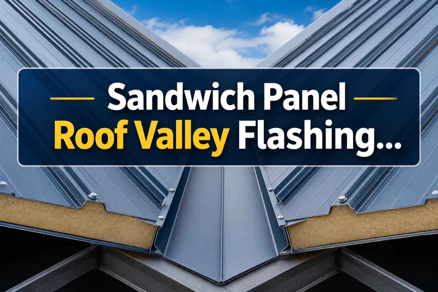 Sandwich Panel Roof Valley Flashing Detail: Complete Installation Guide