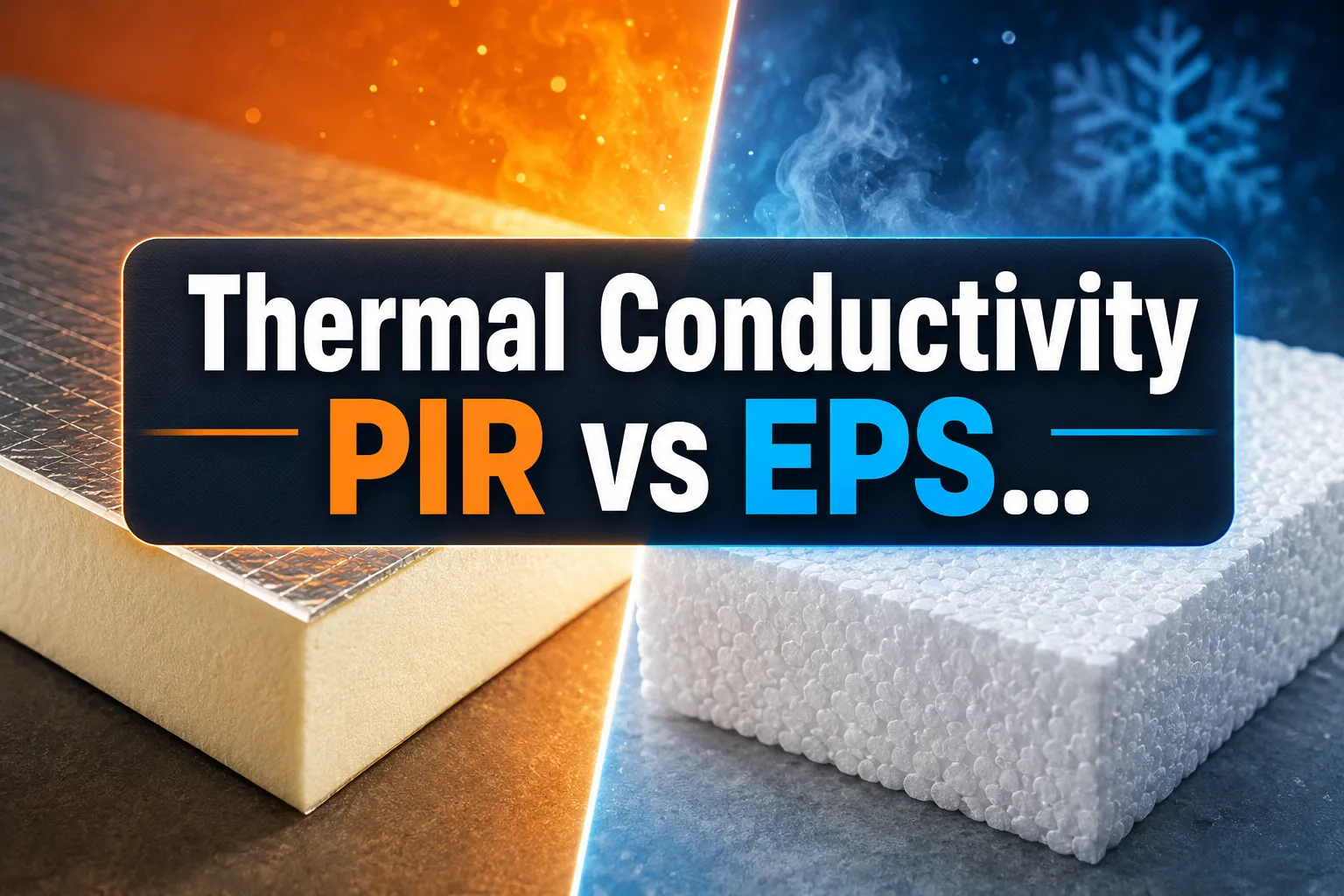 Thermal Conductivity PIR vs EPS Insulation: Complete 2026 Comparison Guide