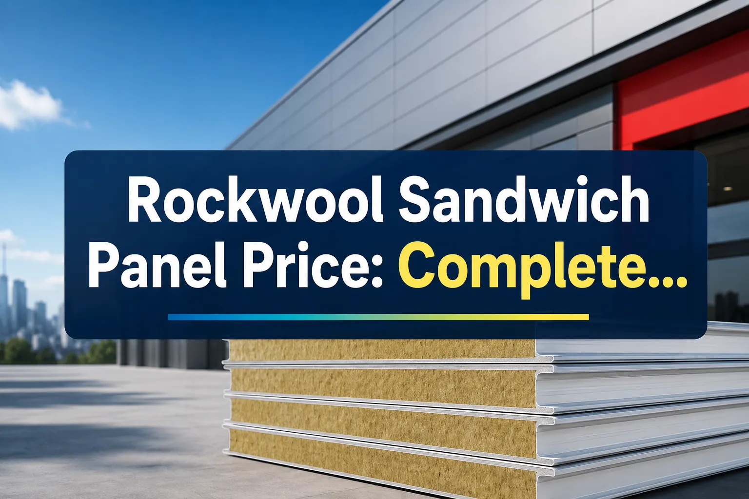 Rockwool Sandwich Panel Price: Complete 2026 Guide