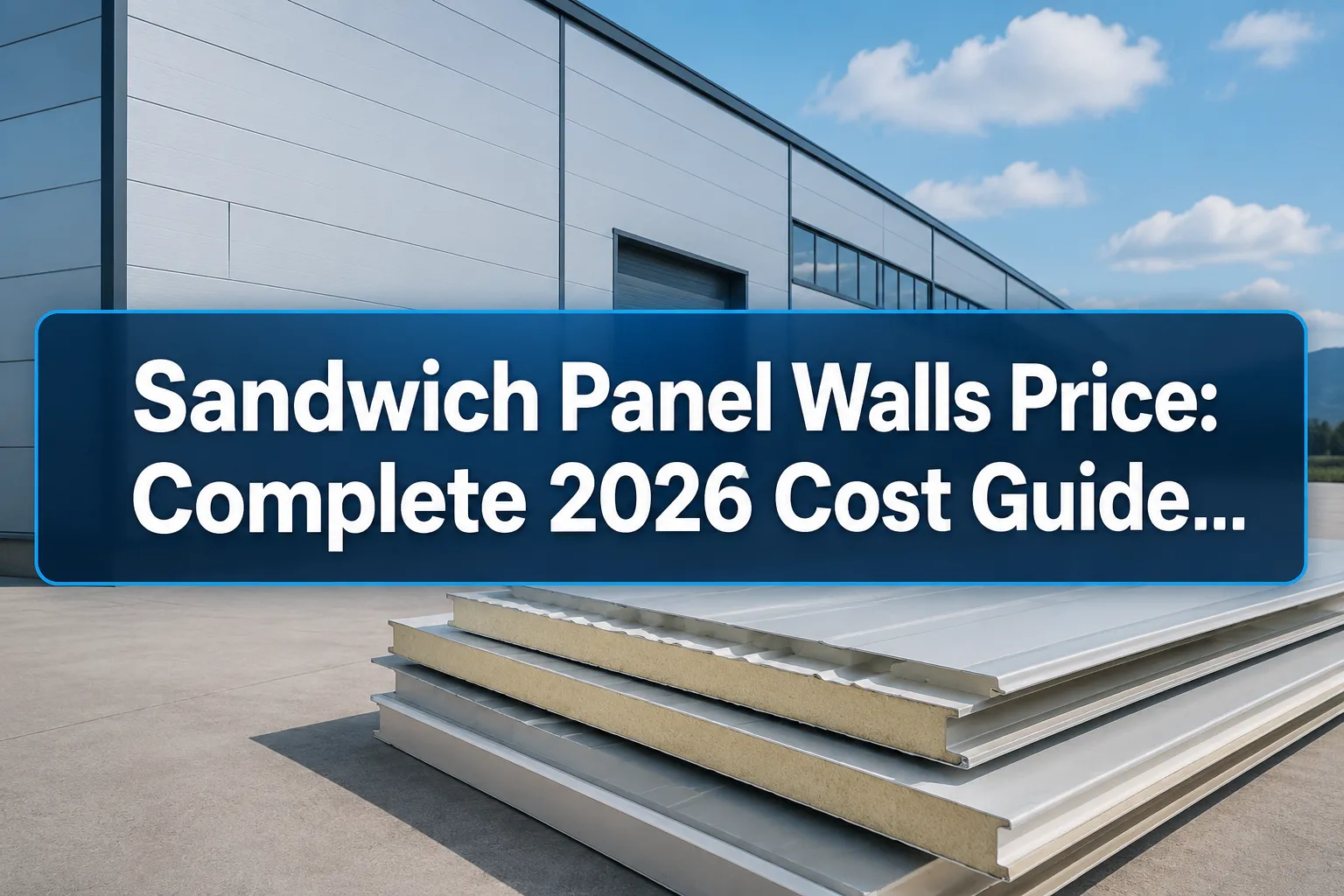 Sandwich Panel Walls Price: Complete 2026 Cost Guide