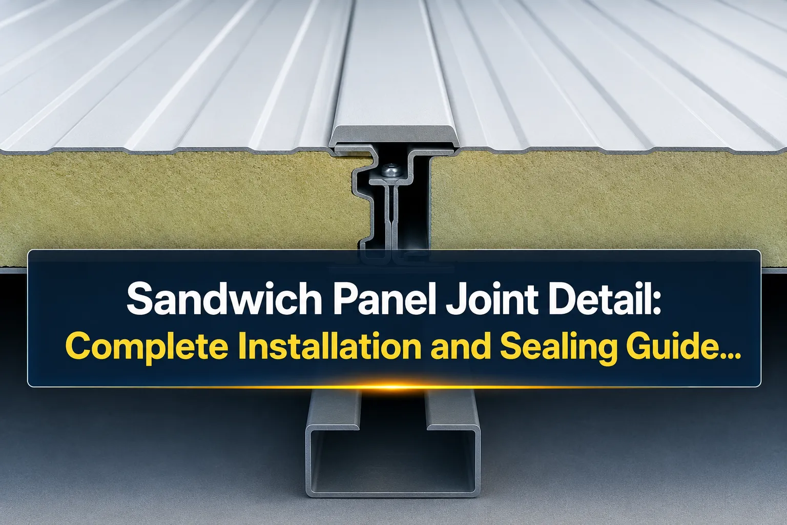 Sandwich Panel Joint Detail: Complete Installation and Sealing Guide