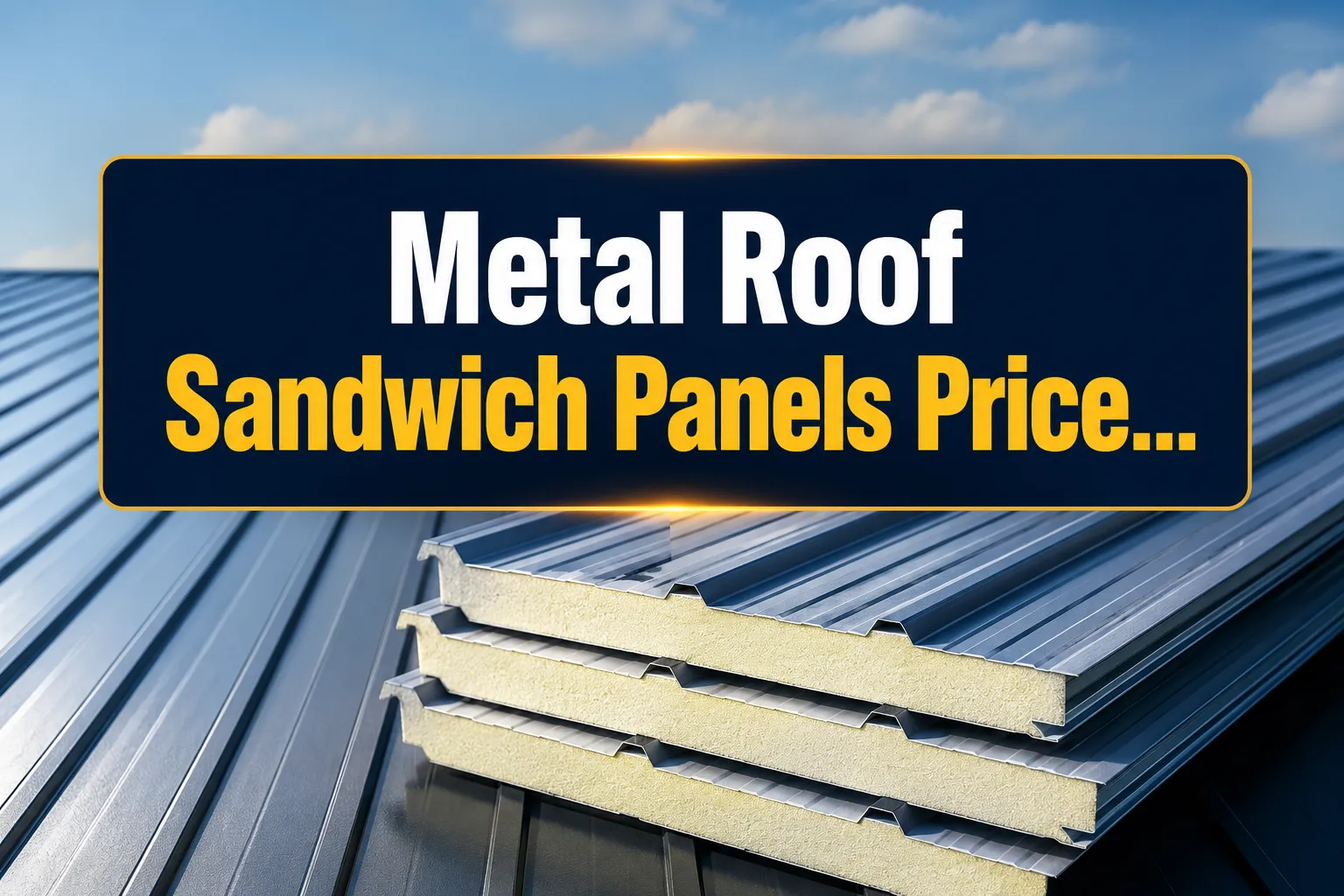 Metal Roof Sandwich Panels Price: Complete 2026 Cost Guide