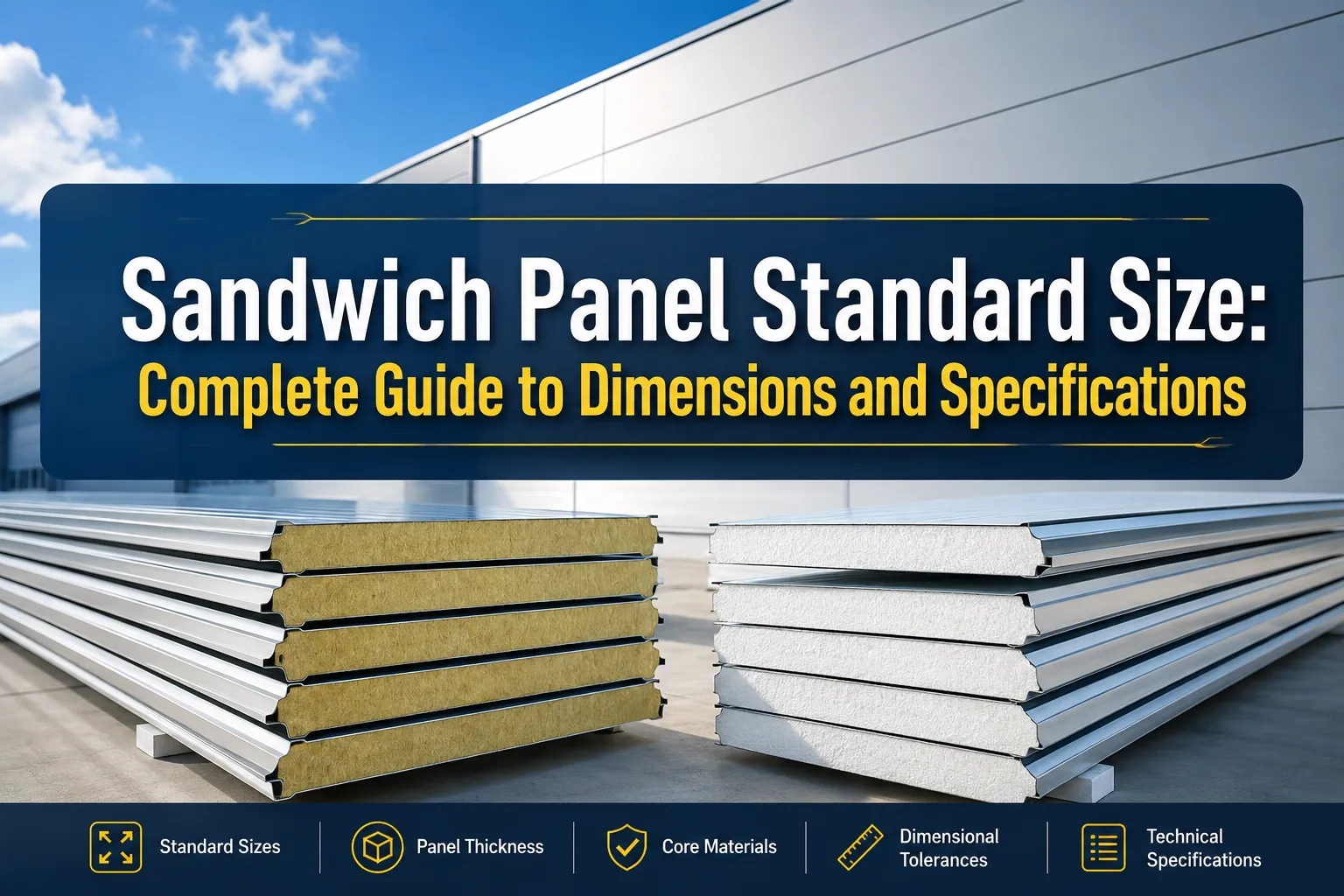 Sandwich Panel Standard Size: Complete Guide to Dimensions and Specifications