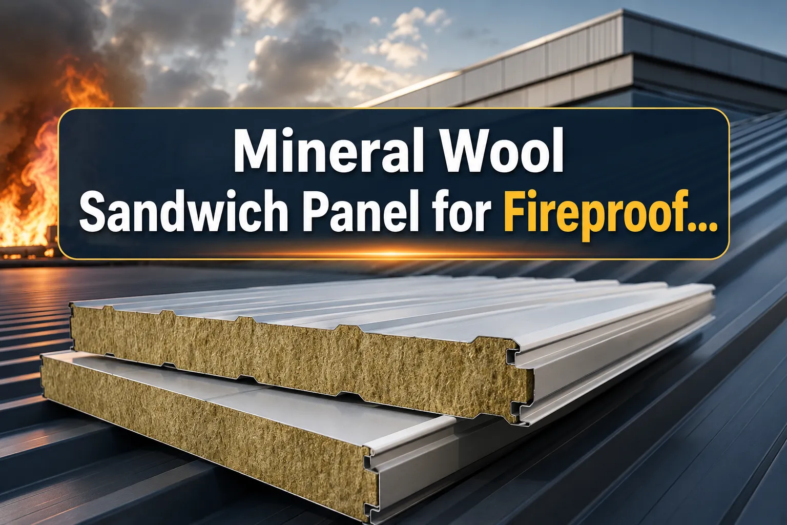 Mineral Wool Sandwich Panel for Fireproof Roof: Complete 2026 Guide