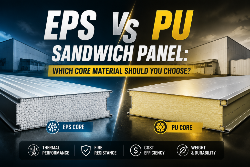 EPS vs PU Sandwich Panel: Which Core Material Should You Choose?