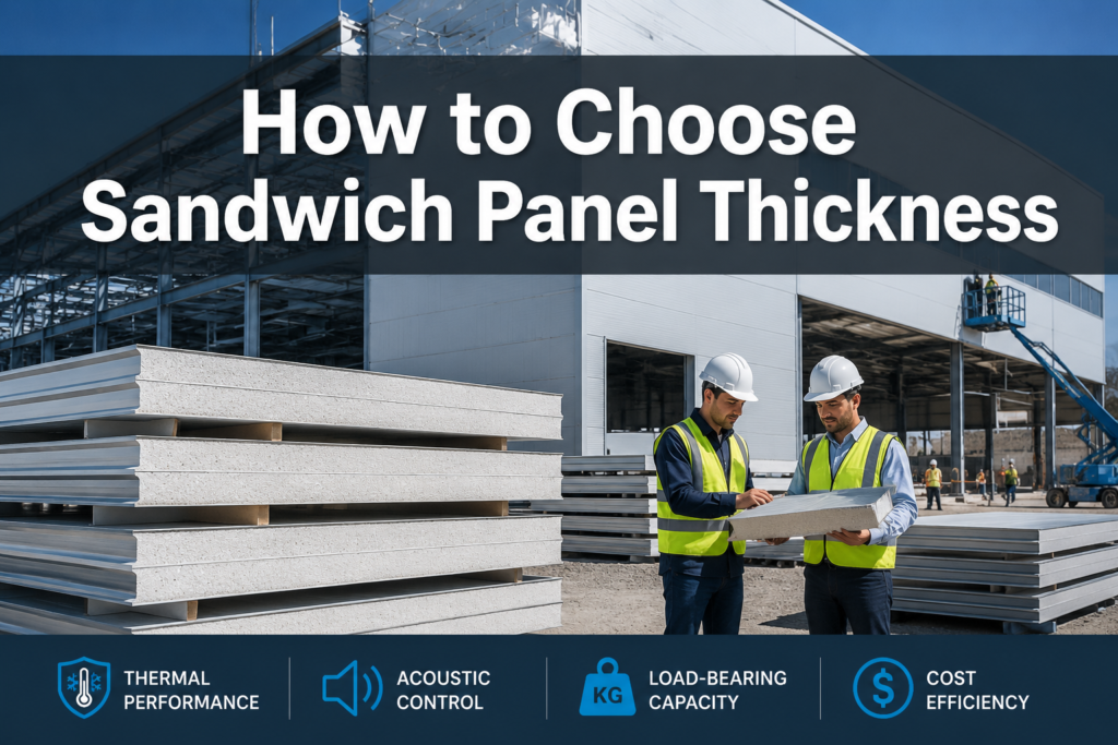 How to Choose Sandwich Panel Thickness: A Complete Guide for 2026