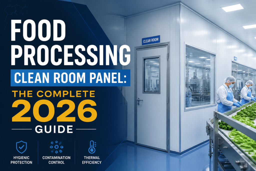 "Food Processing Clean Room Panel: The Complete 2026 Guide". Modern design, , , aesthetic. Background imagery relevant to: