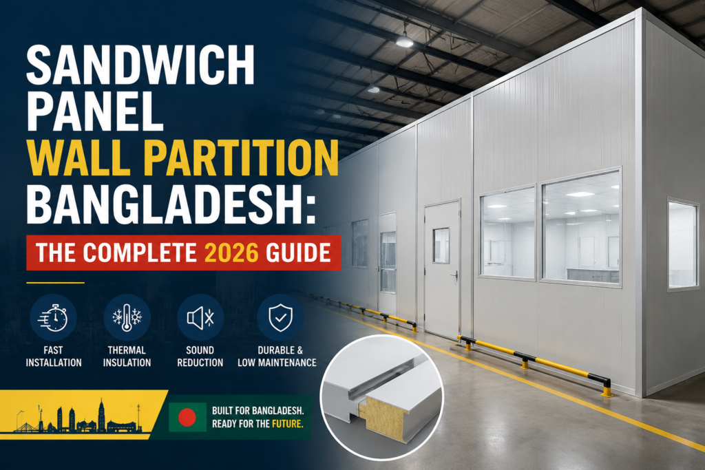 "Sandwich Panel Wall Partition Bangladesh: The Complete 2026 Guide". Modern design, , , aesthetic. Background imagery
