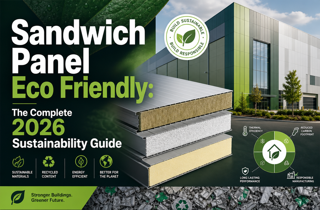 "Sandwich Panel Eco Friendly: The Complete 2026 Sustainability Guide". Modern design, , , aesthetic. Background imagery
