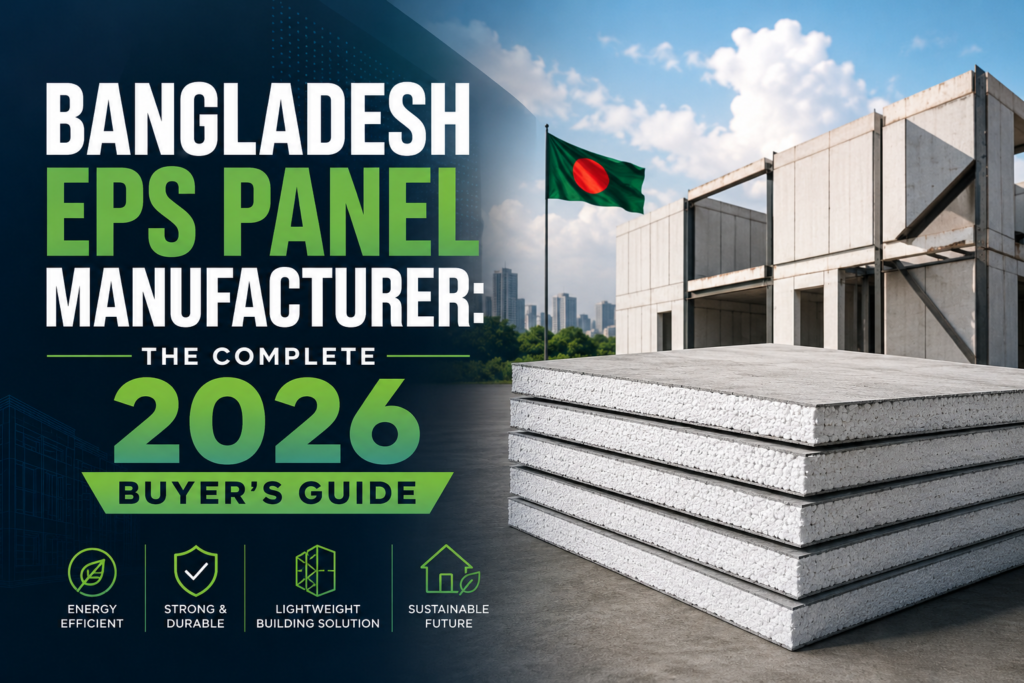 "Bangladesh EPS Panel Manufacturer: The Complete 2026 Buyer's Guide". Modern design, , , aesthetic. Background imagery
