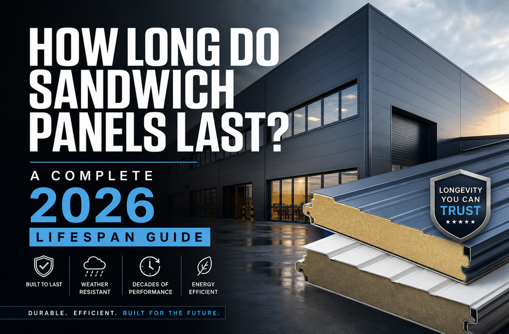 "How Long Do Sandwich Panels Last? A Complete 2026 Lifespan Guide". Modern design, , , aesthetic. Background imagery
