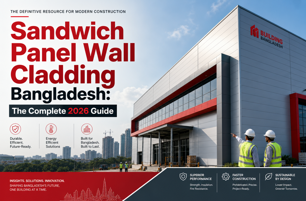 "Sandwich Panel Wall Cladding Bangladesh: The Complete 2026 Guide". Modern design, , , aesthetic. Background imagery